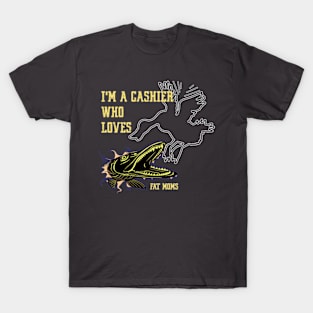 Fishing of pike duck's eater for a cashier T-Shirt